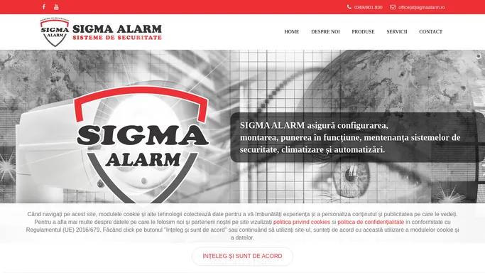 SIGMA ALARM | Sistem de securitate, Montaje alarme