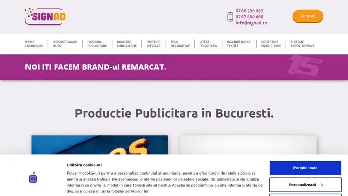 Productie publicitara in Bucuresti | SignAd