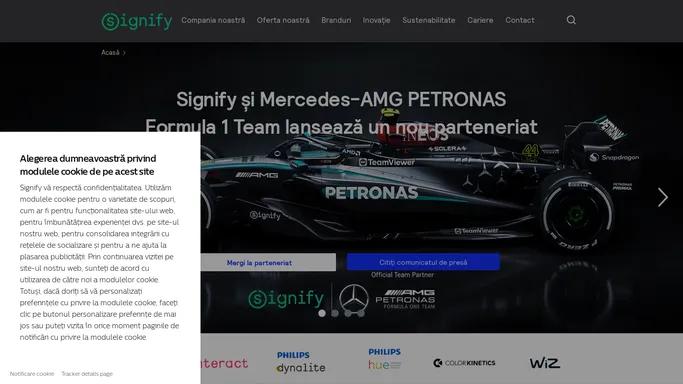 Acasa | Site-ul web al companiei Signify