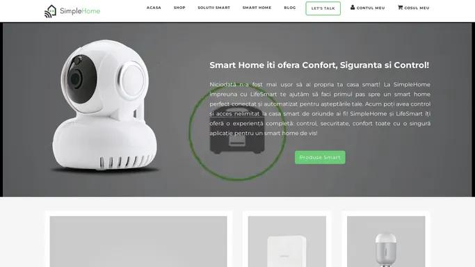 SimpleHome - Casa Smart si automatizare locuinte