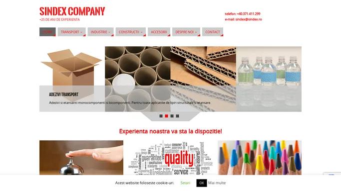 SINDEX COMPANY - +25 de ani de experienta