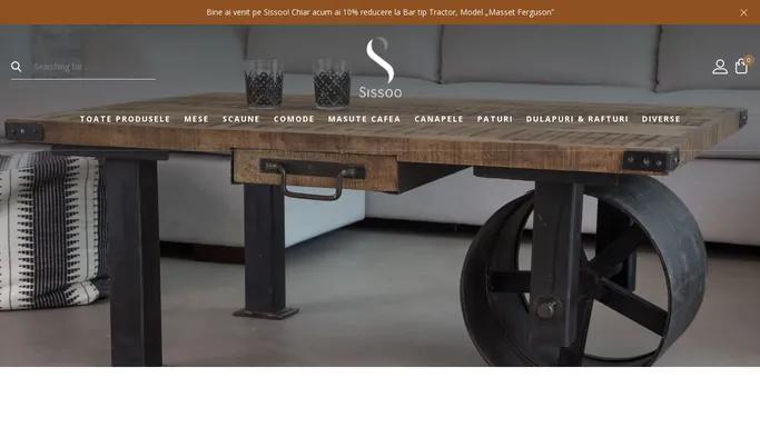 Sissoo - Inspirat, Creativ, Diferit - Mobilier unic - Stil industrial - Lemn exotic | Sissoo