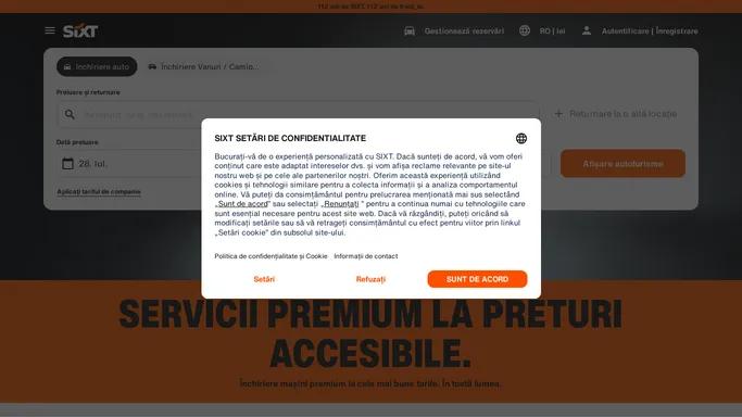 SIXT rent a car Romania | Inchirieri auto in Bucuresti si in toata tara