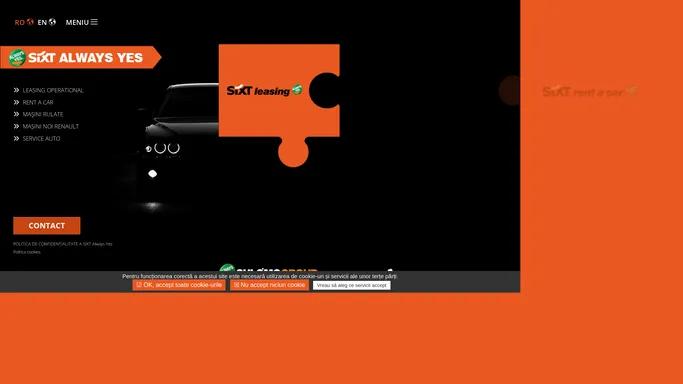 Sixt Group Romania - servicii leasing operational, SIXT rent a car, management flote auto, service auto