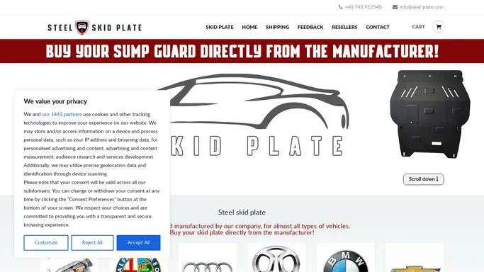 Steel Skid Plate