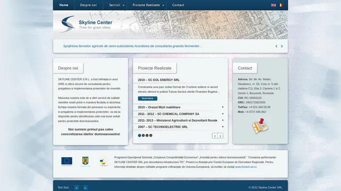 Skyline Center - Time for Great Ideas