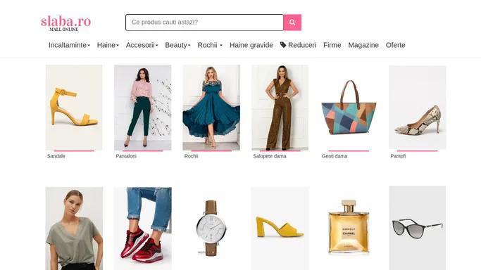 Catalog de shopping online pentru femei - haine dama, incaltaminte, genti, accesorii, cosmetice
