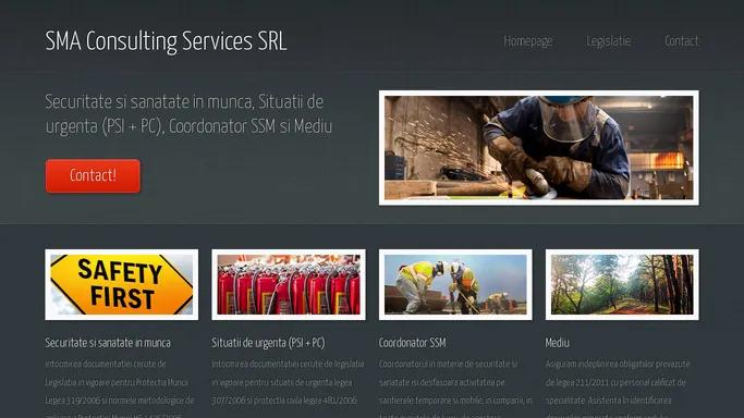SMA Consulting Services SRL