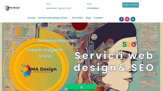 Agentie | Servicii Web Design Bucuresti si SEO - SMA Design