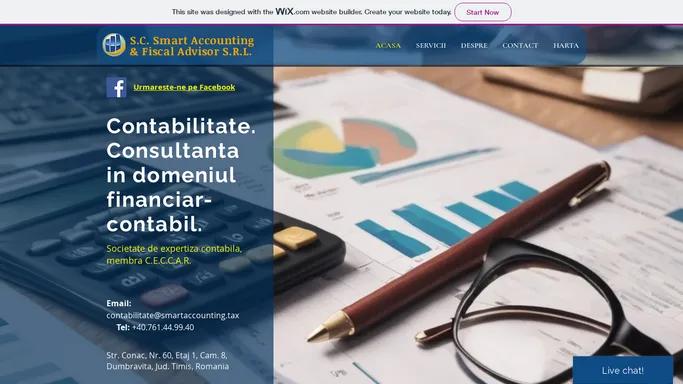 Servicii contabilitate | Smart Accounting And Fiscal Advisor | Dumbravita