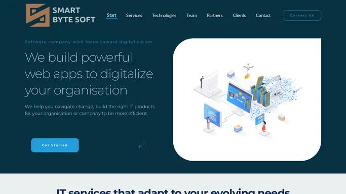 Smart Byte Soft – Software company with focus toward digitalization