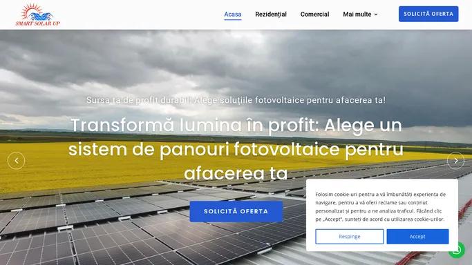 Instalare Panouri Fotovoltaice | Smart Solar Up