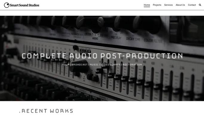 Smart Sound Studios – We Think Through Sound