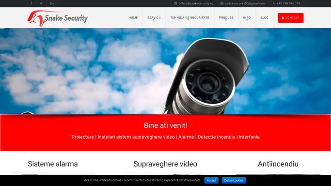 Instalari sisteme de supraveghere video camere Bucuresti