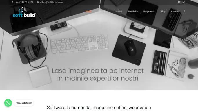 Soft Build - software la comanda, magazine online, webdesign