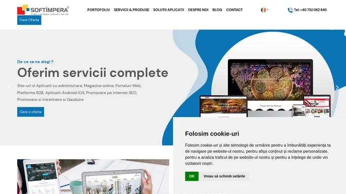 🌐 Firma Creare Site Web Cluj Napoca Romania - Dezvoltare Aplicatii Mobile App si Realizare Magazine Online