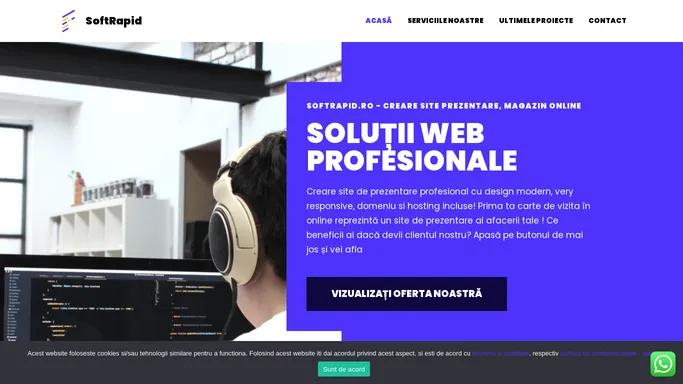 Creare Site De Prezentare, Magazin Online | Servicii Web Profesionale