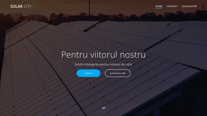 Solar City – Pentru viitorul nostru