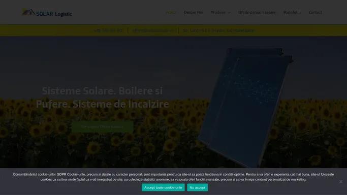 Solar Logistic | Energie regenerabila pentru confortul casei tale