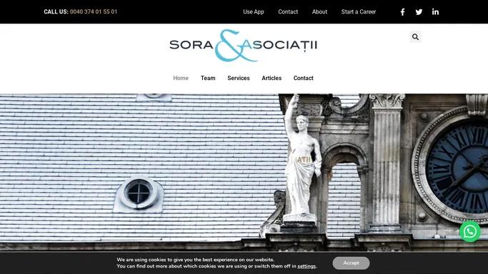 Sora & Associates - Lawyers and Arbitrators - Business Consultants