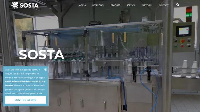 Utilaj automat de ambalare - Sosta - https://www.sosta.ro/