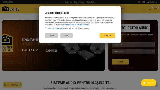 Sisteme audio si insonorizant auto. Garantie 12 luni | SoundHouse