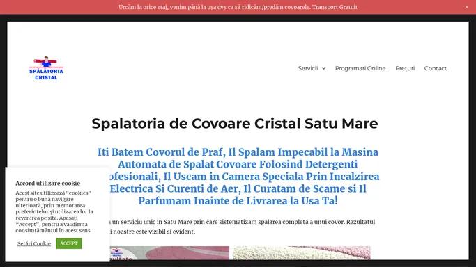 Spalatorie de Covoare Satu Mare - Curatatoria Cristal