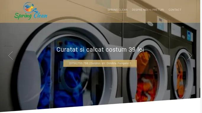 Curatatorie Botosani SPRING CLEAN - spalatorie haine si igienizare