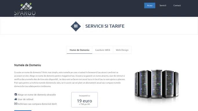 SPARGO – SERVER TEHNOLOGY