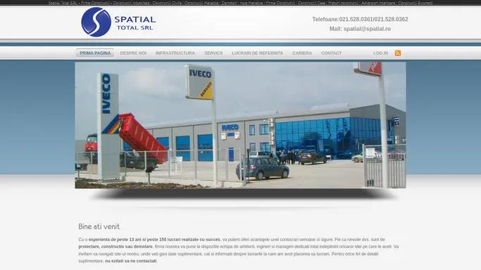 SPATIAL TOTAL S.R.L - Firma Constructii Industriale | Constructii civile | Constructii Metalice | Demolari | Hale Metalice