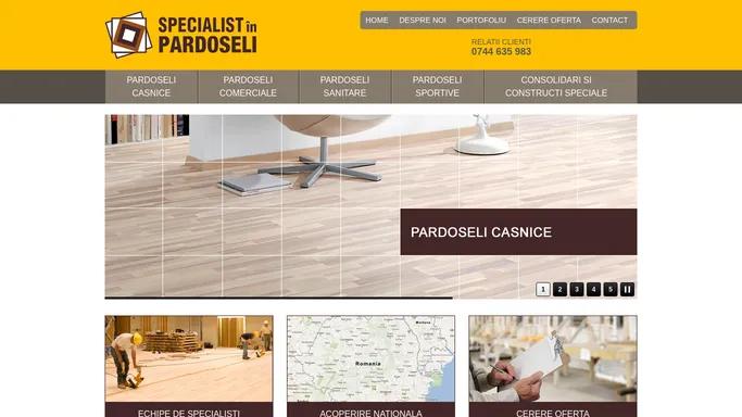 Specialist In Pardoseli