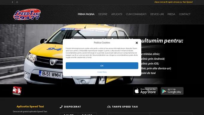 Speed Taxi – Compania de taximetrie Speed Taxi