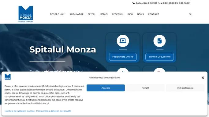 Spitalul Monza - Chirurgie complexa