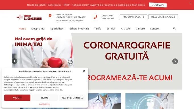 Spitalul Sf. Constantin Brasov – Excelenta in sanatate