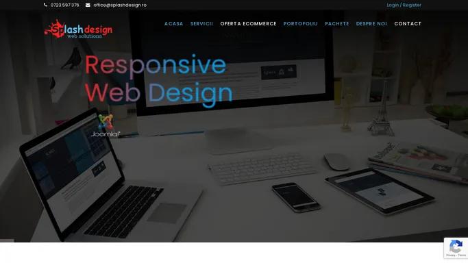 Firma Web Design Constanta - SplashDesign.ro