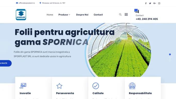 SporPlast.ro Producator folie si ambalaje – Just another WordPress site