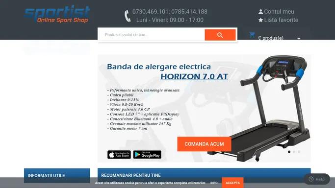 Magazin online articole sportive si echipamente fitness • Sportist