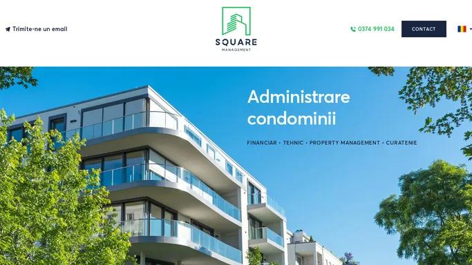 Square Management | Administrator de Condominii