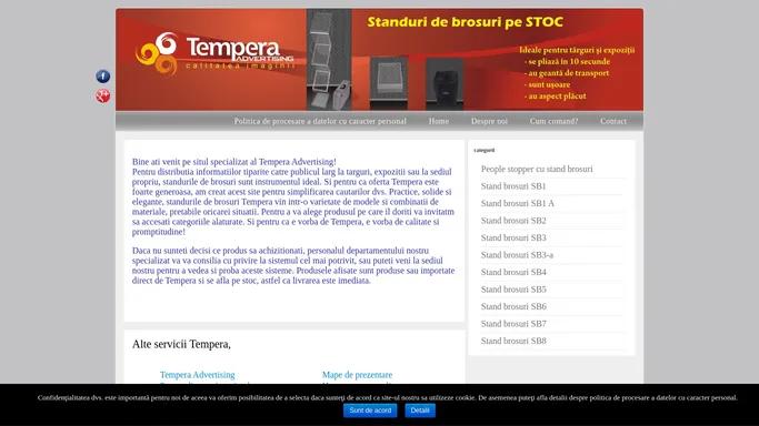 Home - Standuri brosuri | Tempera Advertising