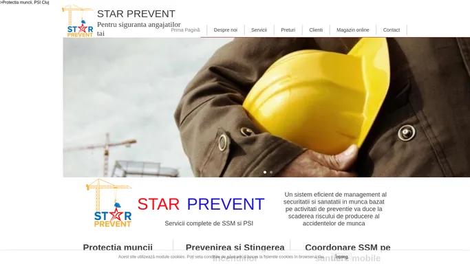 STAR PREVENT - Servicii SSM, PSI, Protectia muncii, PSI Cluj