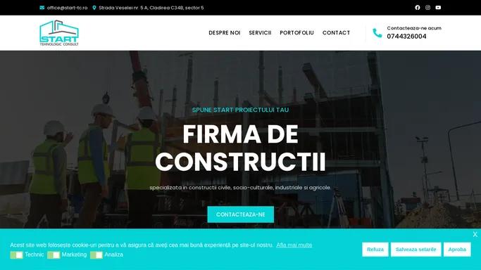 Start Tehnologic Consult – Firma de constructii civile, industriale si socio-culturale