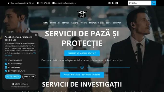 STEFAN SECURITY | Firma de paza Iasi – Compania ta de securitate !