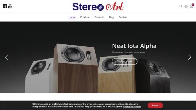 Sisteme stereo, Boxe, Recivere, Accesorii Audio - StereoArt