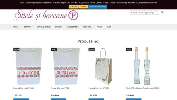 Home page - Sticle si Borcane | First Event
