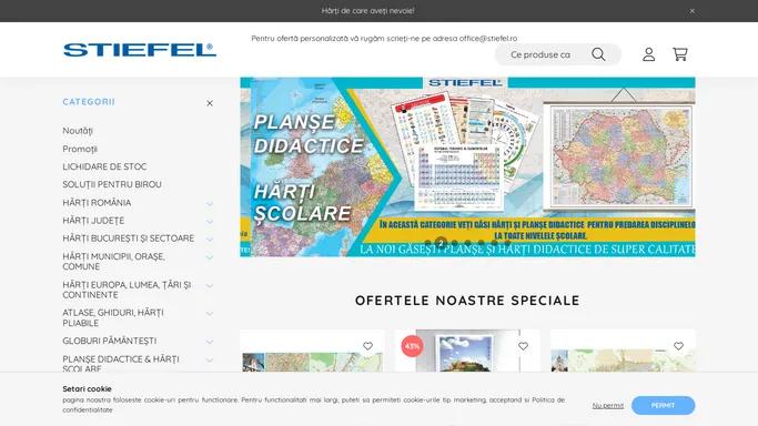 Harti de Perete si Planse Didactice | STIEFEL