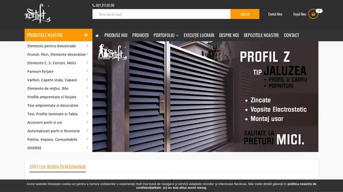 Stift Lux Design - Fier Forjat si Elemente din Fier Forjat