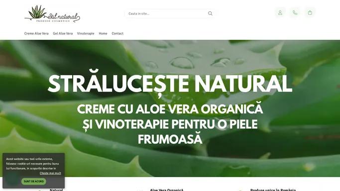 Stil Natural - Creme cu aloe vera naturala si Vinoterapie