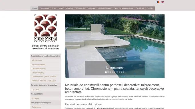 Stone System International - Materiale de constructii Cluj