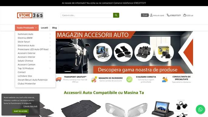 Magazin de Accesorii Auto pentru Masina Ta » Store365 ⓵