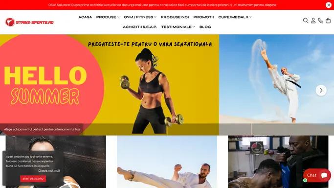 Strike-Sports - Magazin Online echipamente pentru Arte Martiale , Box , MMA, Kickboxing , Fitness si Bodybuilding